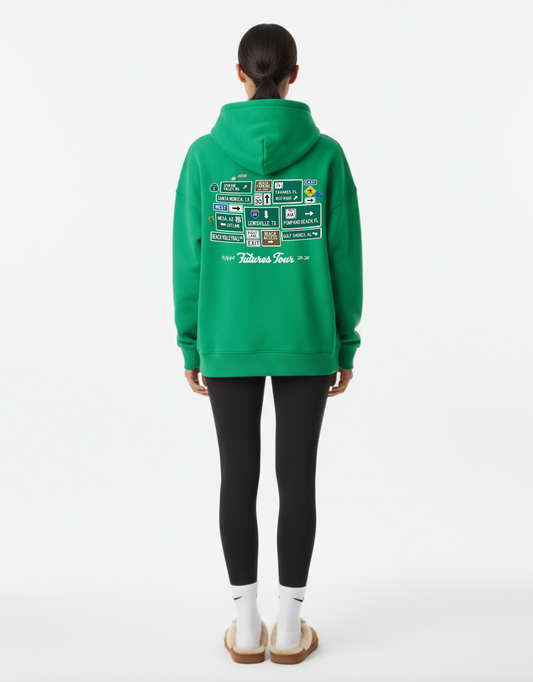[Pre-Order] IGYB x p1440 Futures Tour Hoodie (’25–’26) | Green