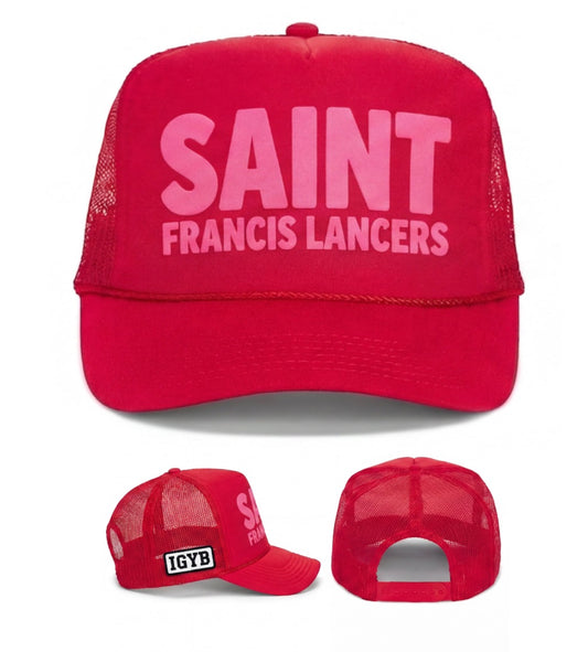 Saint Francis Lancers Trucker Hat - Red