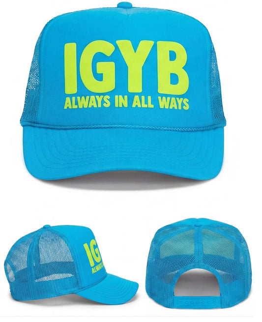 IGYB Trucker Hat in Blue