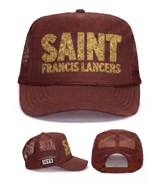 Saint Francis Lancers Trucker Hat - Brown
