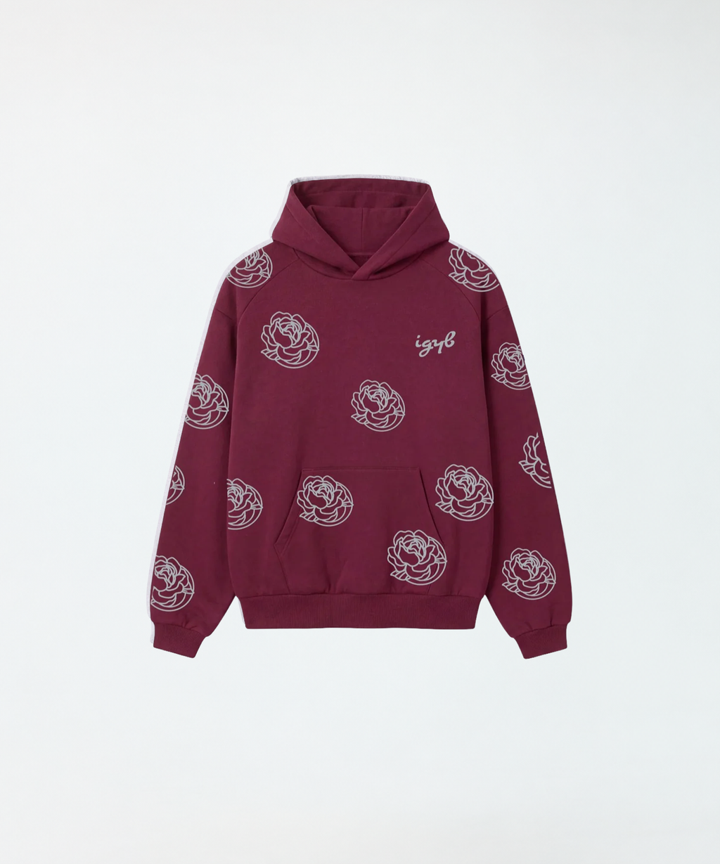 Forever Athlete Hoodie | Maroon x Gray