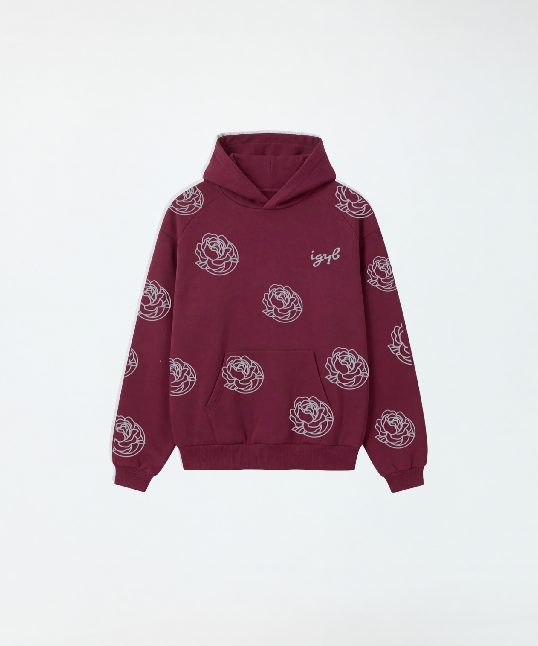 Forever Athlete Hoodie | Maroon x Gray