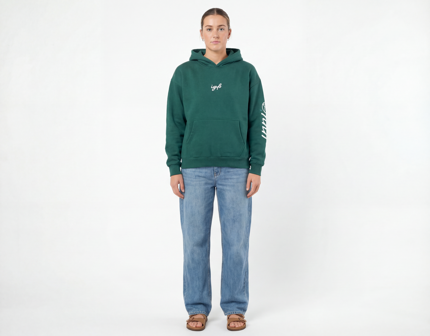 IGYB Green Hoodie p1440 Futures Tour Front