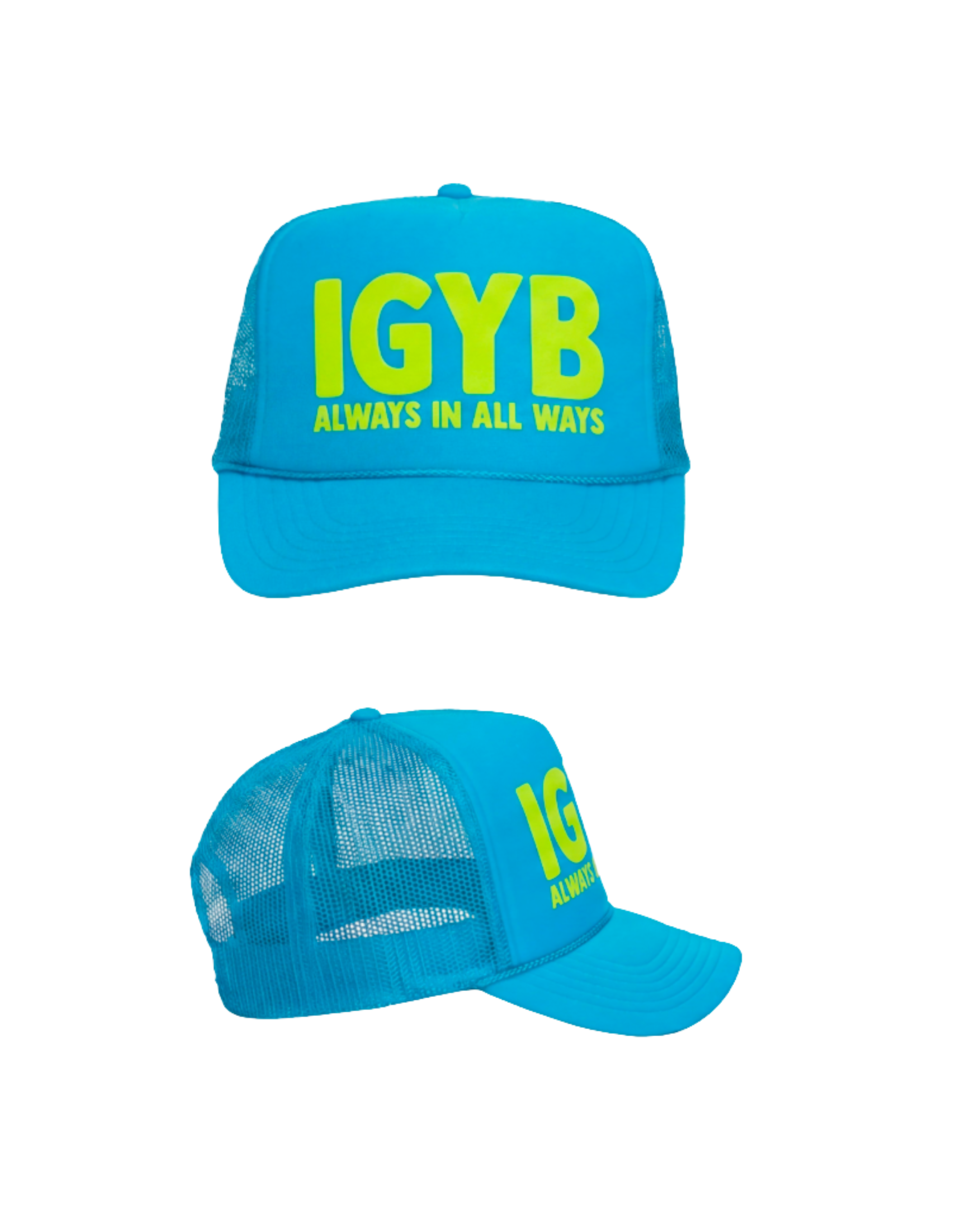 IGYB Trucker Hat in Blue