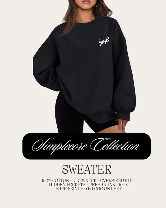 Simplecore IGYB Crewneck Sweatshirt with hidden pockets (Unisex)