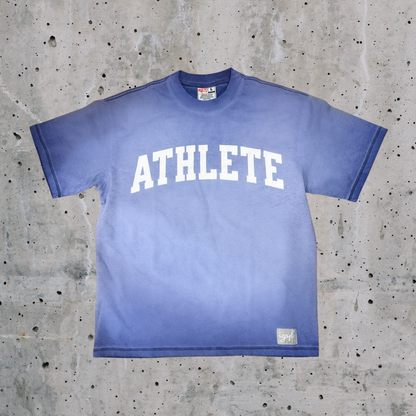 Athlete Crewneck T-Shirt in Purple