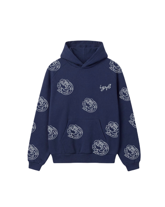Forever Athlete Hoodie in Navy