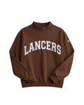 IGYB x Lancers Mockneck in Brown / White