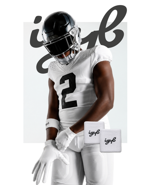IGYB Playmaker Classic Wristbands | White