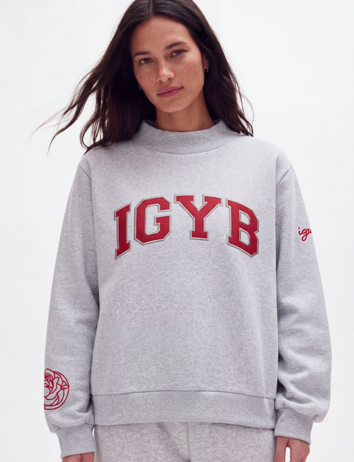 IGYB Mockneck [Gray/Red]