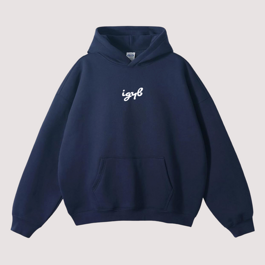 IGYB "Athlete" Hoodie in Navy Blue (Unisex)