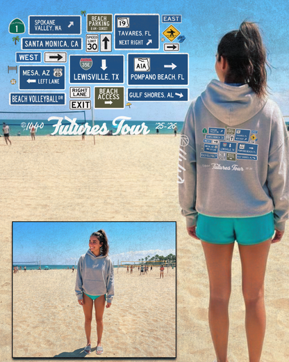 IGYB x p1440 Futures Tour Hoodie (’25–’26) | Gray