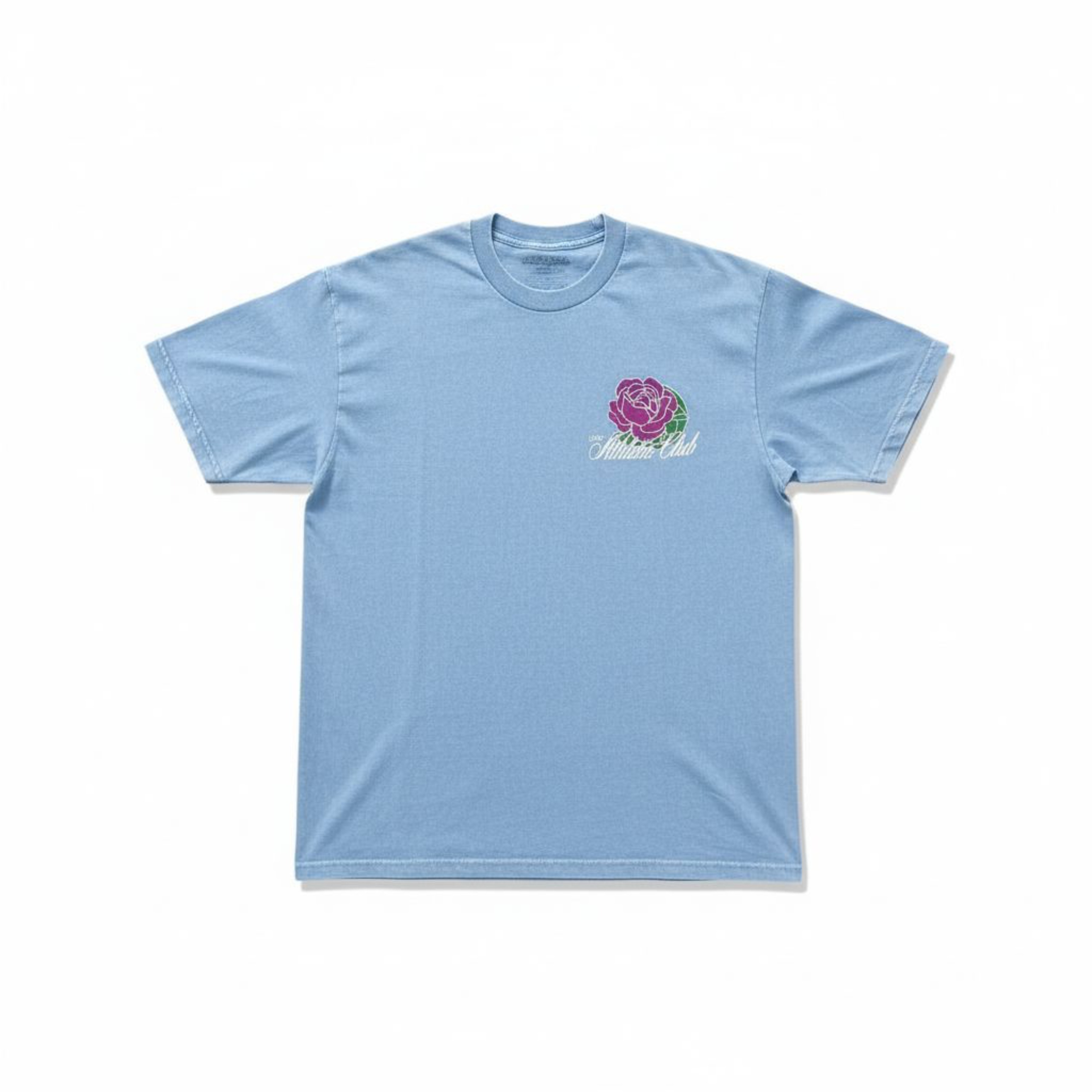 The Sky Athletic Club T-Shirt in Wash Light Blue