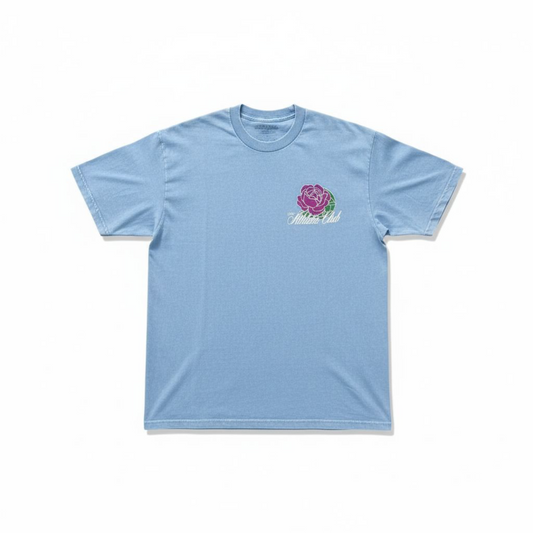 The Sky Athletic Club T-Shirt in Wash Light Blue