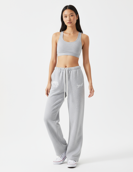 In the Club IGYB Sweatpants (Embroidered Peony Logo)