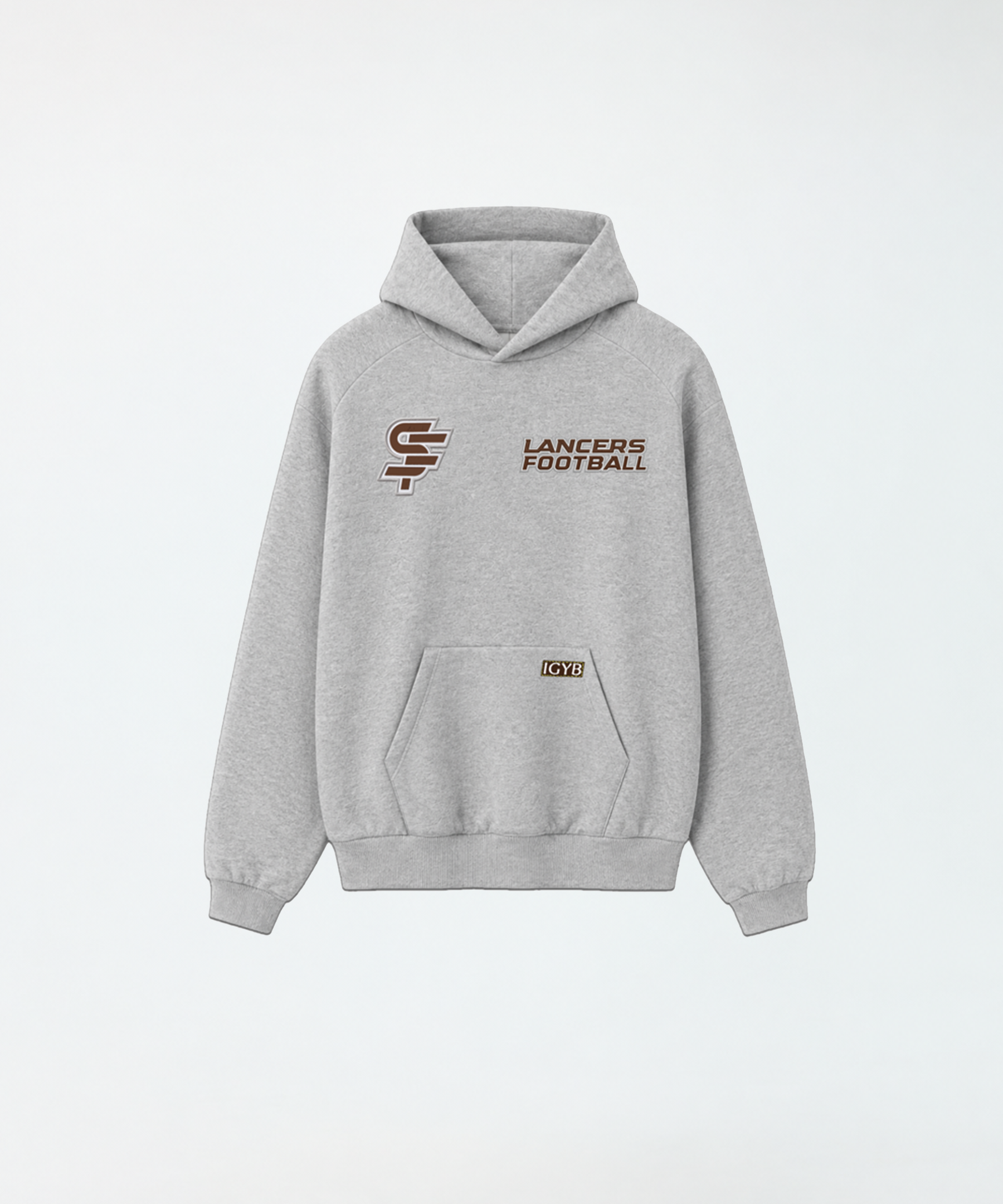 SF Lancers x IGYB Football Hoodie | Gray