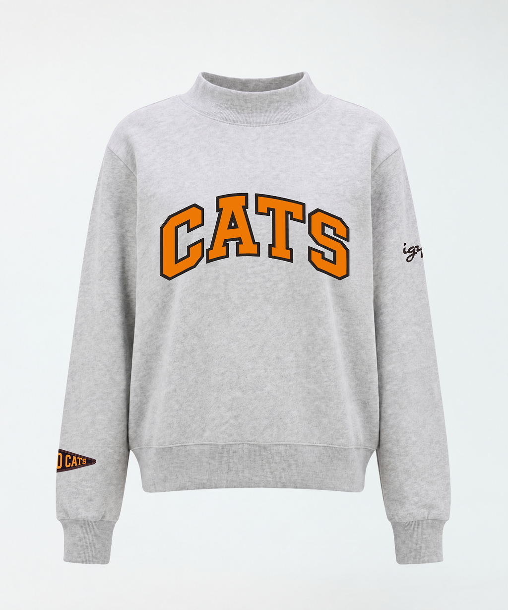 IGYB Cats Mockneck | Gray