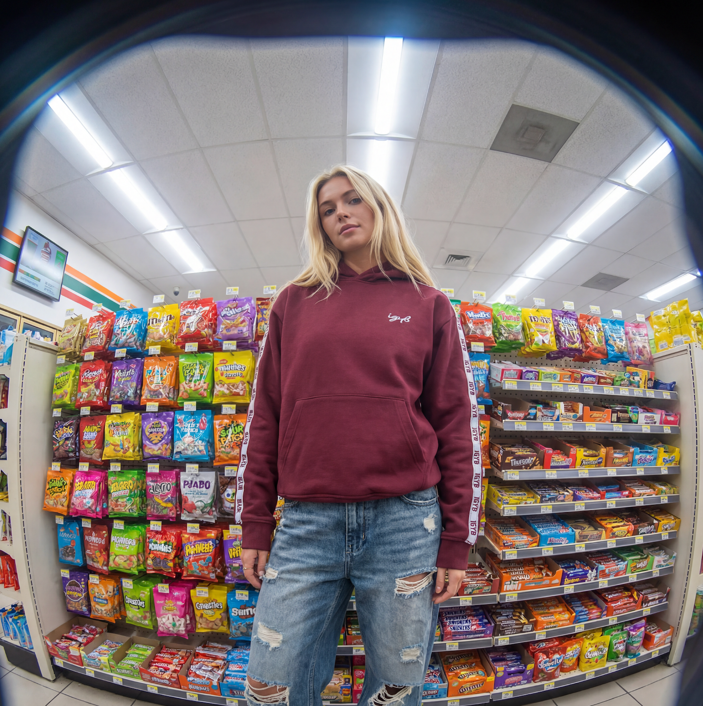 The Balanced Athlete Hoodie: Energy (Maroon)