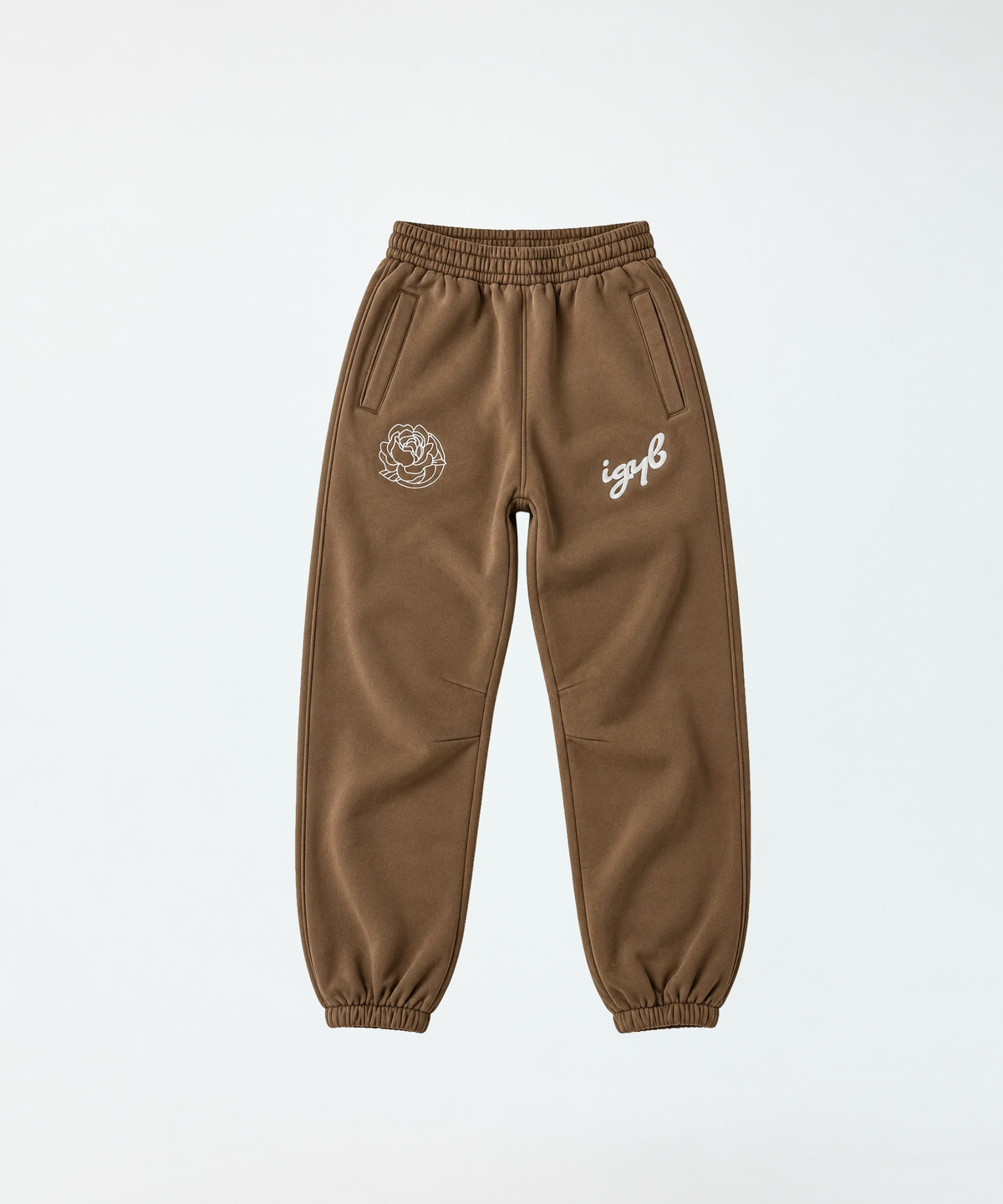 IGYB Sweatpants Vintage Wash Brown