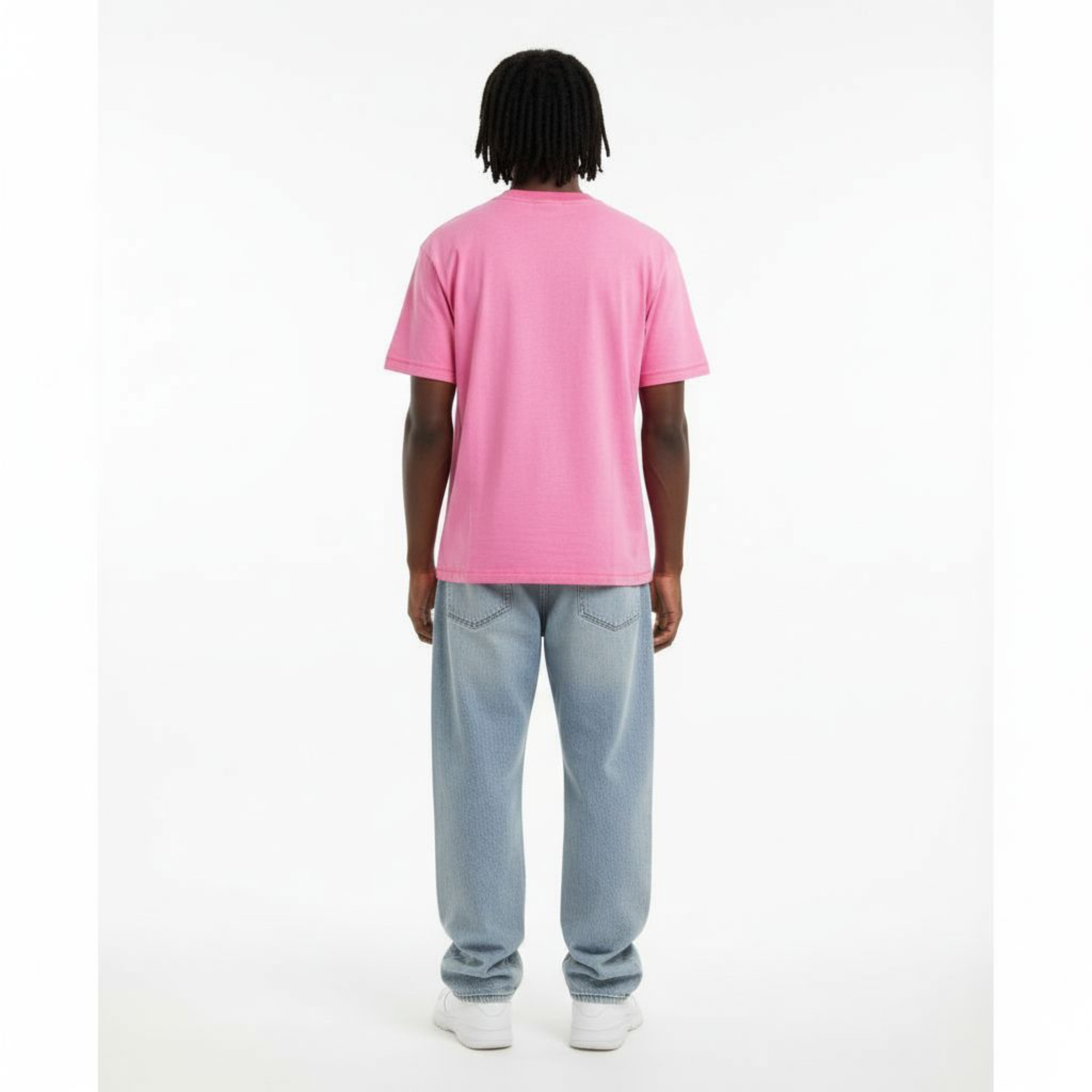 Athlete Crewneck T-Shirt in Pink