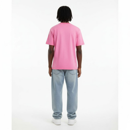 Athlete Crewneck T-Shirt in Pink