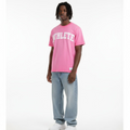 Athlete Crewneck T-Shirt in Pink