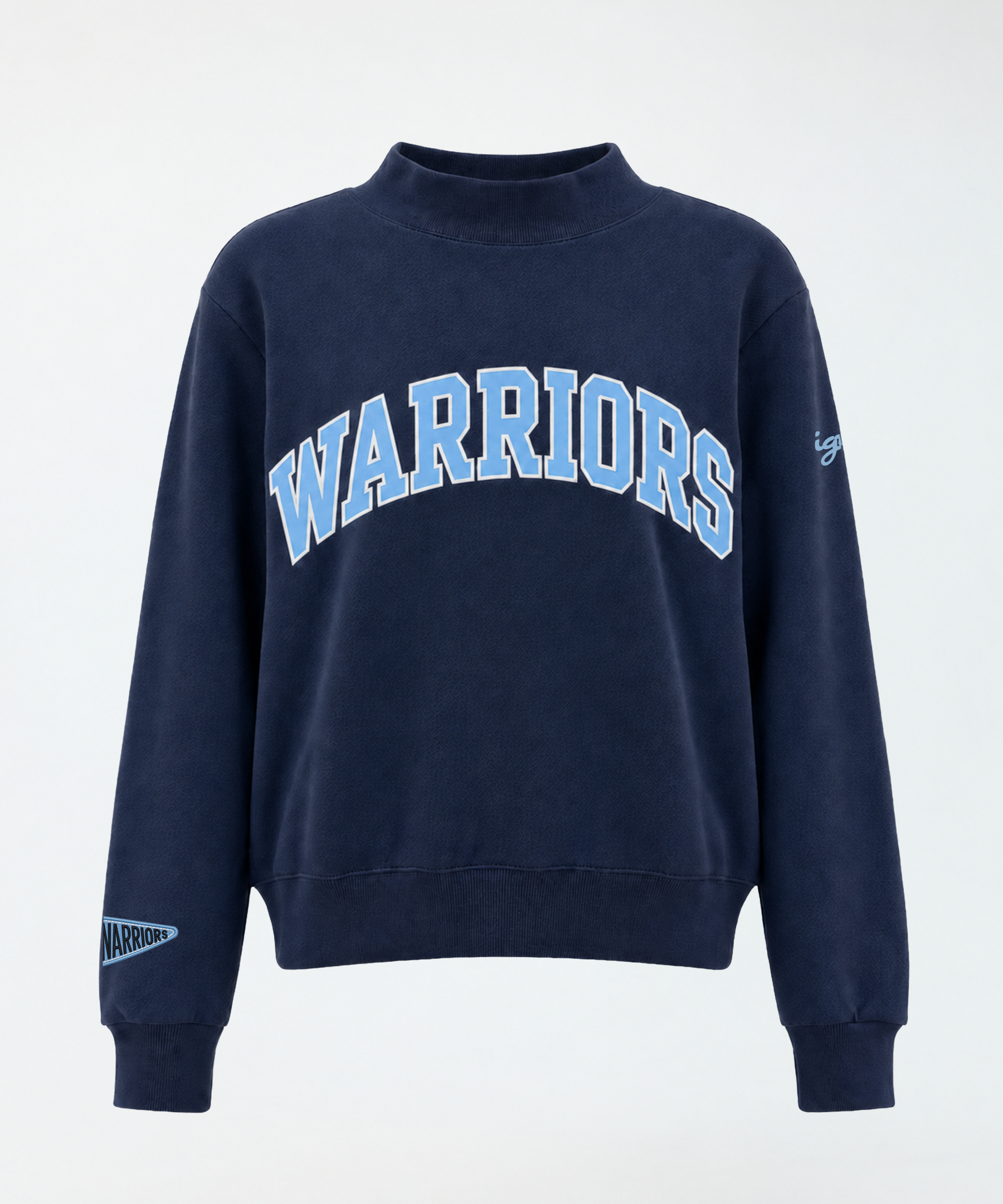 Valley Christian Warriors Mockneck | Navy Blue