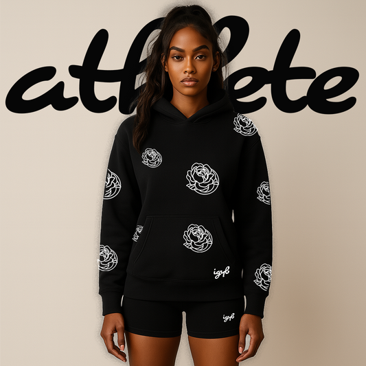 Bloomin’ hoodie | Black