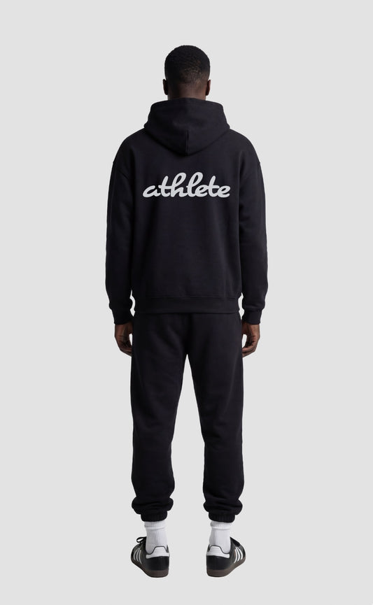Athlete Hoodie in Black (Oversized / Unisex)