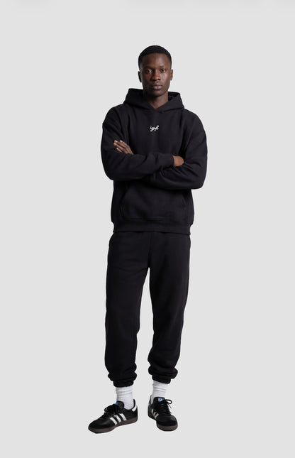 Athlete Hoodie in Black (Oversized / Unisex)